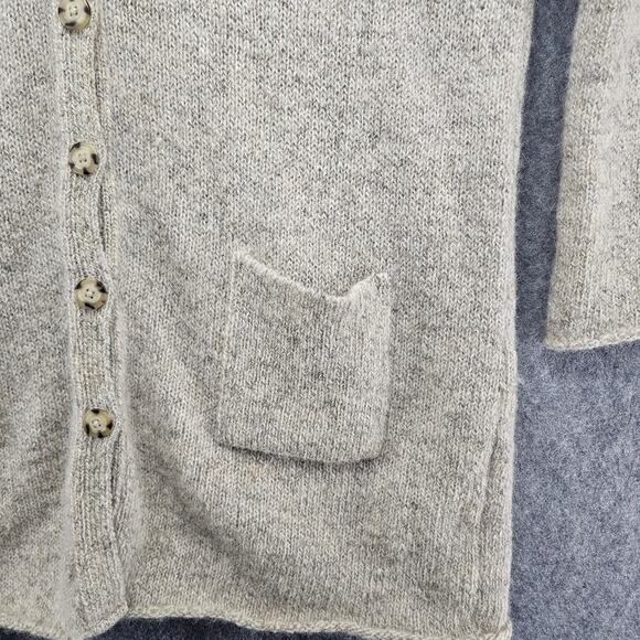 VINTAGE 90S WOOLRICH MERINO WOOL WOMANS CARDIGAN - Picture 2 of 8